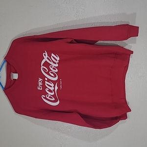vintage Coca-Cola red sweatshirt crewneck enjoy trademark Large